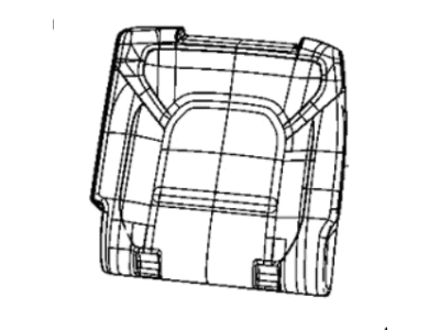 Mopar 7AR15BD3AA Cover Rear Seat Back Left