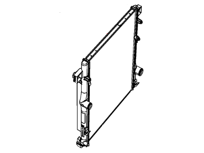 Mopar 68003966AC Radiator Engine Cooling Mopar 68003966AC Radiator Engine Cooling