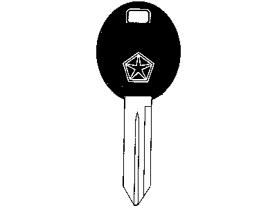 Chrysler 5135937AA KEY BLANK WITH TRANSMITTER