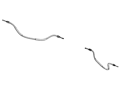 Jeep 52124964AC CABLE Parking Brake