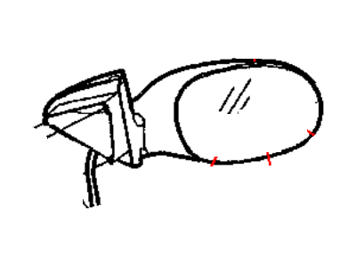 Chrysler 4574590AI MIRROR Outside, Rearview, Electric, Heated