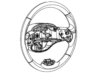 6BK061ULAB Mopar Wheel Steering Illustration 1 of 1