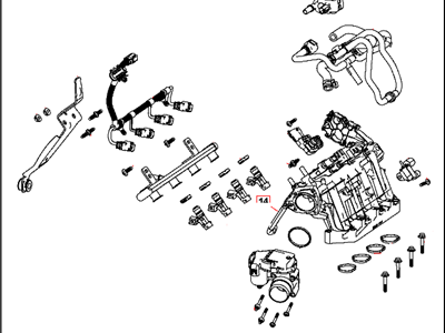 Dodge 4892937AH MANIFOLD Intake