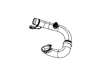 Mopar 4891699AC Hose Intercooler Outlet