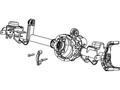 Jeep 68017174AC HOUSING Axle