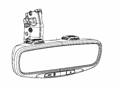 Jeep 5XR29DX9AD MIRROR Inside Rear View