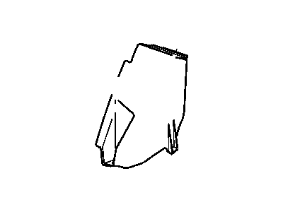 Dodge 4698975AB SUPPORT Footrest