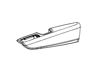 Jeep 6FM84LR5AA ARMREST Front Door Trim
