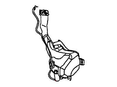 Mopar 55077241AA Pump Washer, Windshield