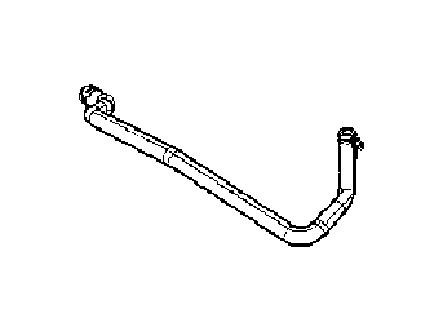 Mopar 5058174AB Hose Radiator Outlet Radiator Outlet Hose Assembly