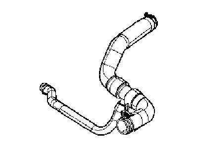 Jeep 5058413AD HOSE Radiator Outlet Radiator Outlet Hose Assembly