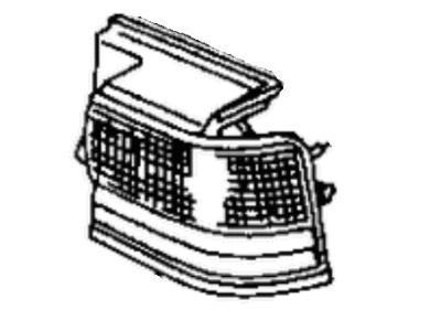 4576053 Mopar Lamp, Tail, Stop, Turn Signal, Right, Driver Side Illustration 1 of 1
