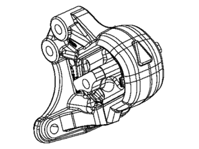 Mopar 68248787AD Insulator Engine Mount Left Side, Driver Side