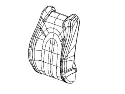Mopar 7BB36PD2AA Cover Front Seat Back Mopar 7BB36PD2AA Cover Front Seat Back