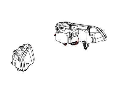 Chrysler 68143005AC HEADLAMP