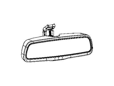 Ram 68104884AA MIRROR Inside Rear View