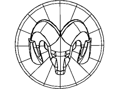 Dodge 1DJ99SZ0AA CAP Wheel Center