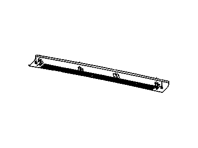 Mopar 5HS28BD5AC Molding Rear Header Upper 5HS28BD5AC Mopar Molding Rear Header Upper Illustration 1 of 1