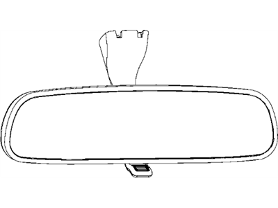 Dodge 57010496AE MIRROR Inside Rear View