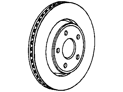 Jeep 2AMV5012AD ROTOR Brake Front
