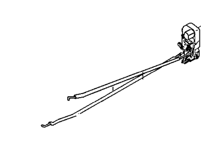 Mopar 55256427AB Latch Rear Door Mopar 55256427AB Latch Rear Door