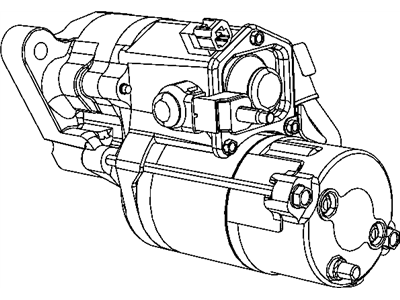 Chrysler 5035102AA STARTER Engine