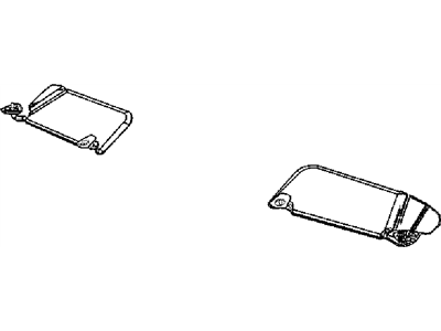 Dodge 1RW77DX9AD VISOR Illuminated