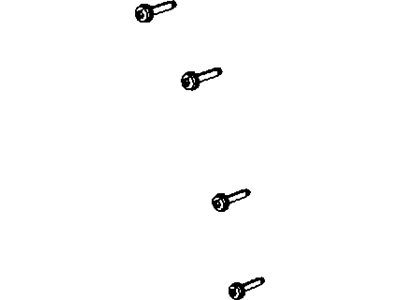 Jeep 6509320AA BOLT Torx Head M6X1.00X30.00