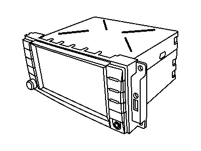 Jeep 5064401AH RADIO AM/FM/DVD/HDD/NAV/SDARS