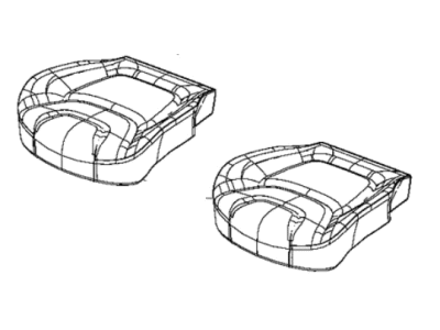 Jeep 6SS89CV5AB COVER Front Seat Cushion