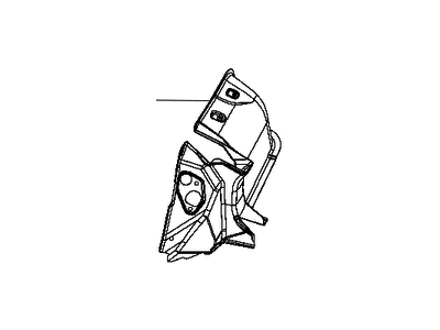 Chrysler 68146243AC SILENCER Wheelhouse Inner Rear