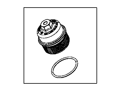 Dodge 68079747AB CAP KIT Oil Filter Housing