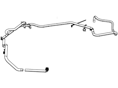 Jeep 68193933AB HOSE Brake Booster Vacuum