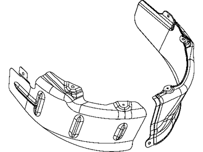 Dodge 68036121AC SHIELD Spare Tire