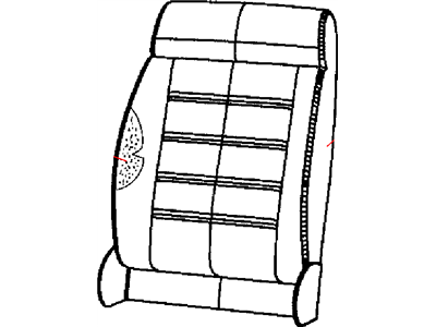 Mopar 5LW80DX9AA Cover Front Seat Back