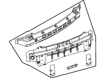 Mopar 5065744AE Panel Deck Lid Opening