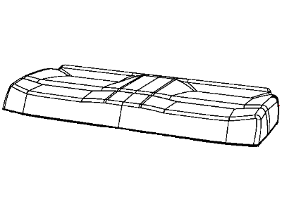 Mopar 1RF87DK2AA Cover Rear Seat Cushion Mopar 1RF87DK2AA Cover Rear Seat Cushion