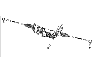 Ram 68264815AG GEAR Rack And Pinion Electric