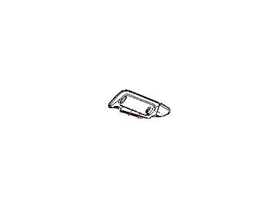 Dodge PY89TL2AB VISOR