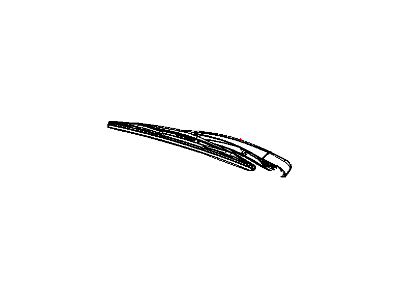 Dodge 68028440AA BLADE Rear Wiper