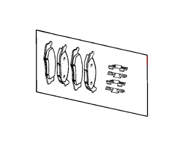 Jeep 68052370AB PAD KIT Front Disc Brake