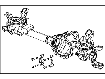 Dodge 68065464AA HOUSING Axle