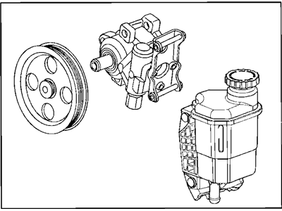 Ram R8070908AD PUMP AND PULLEY Power Steering