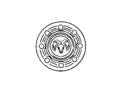 Dodge 52038271AB CAP Wheel Center Chrome