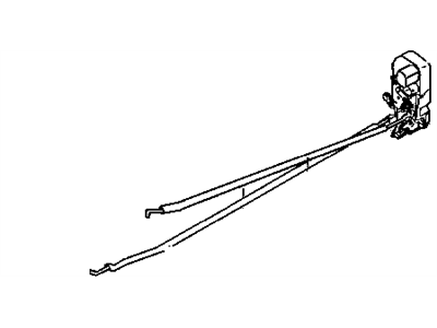 Dodge 55256427AB LATCH Rear Door