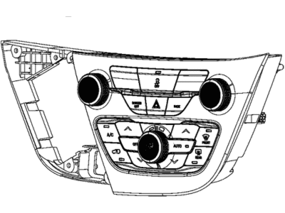 Chrysler 56054983AC CENTER STACK Vehicle Feature Controls