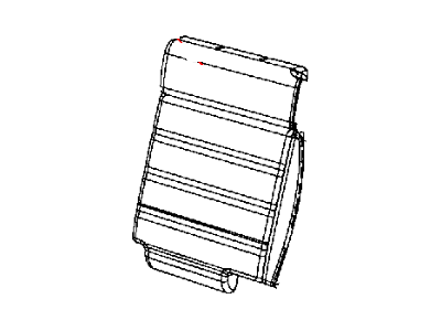 Mopar 5MH831X9AA Cover Rear Seat Back Left