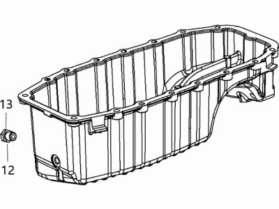 Mopar 68098293AA Pan Engine Oil Mopar 68098293AA Pan Engine Oil