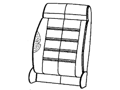 Mopar 6FV53XR4AA Cover Front Seat Back