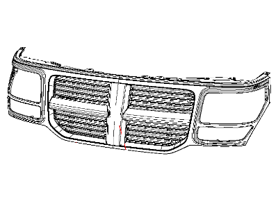 Mopar 55079111AC Grille Radiator